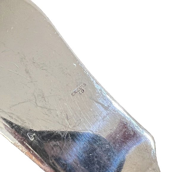 Ercuis Silver Fish Serving Knife 11.75" H French Marine Nationale Navy Anchor - Picture 6 of 8